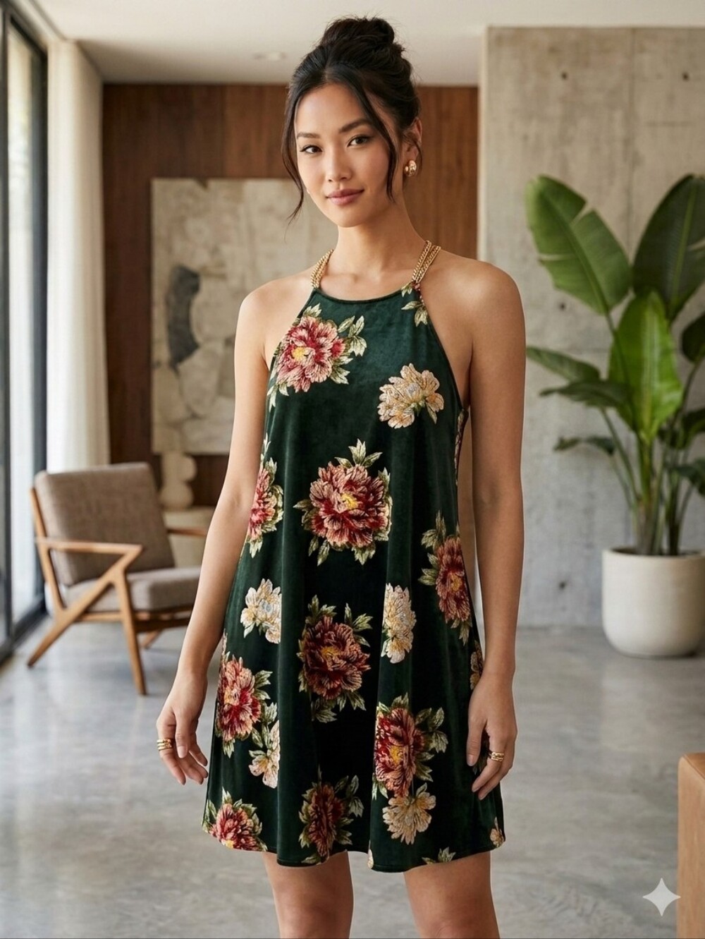 Entro Halter Neck Dress